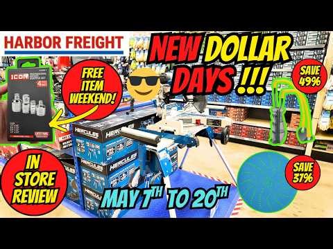 Harbor Freight Dollar Days Coupons Just Dropped! Best Deals Until May 20th