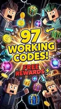97 WORKING CODES 🔥 24 Roblox Games (FREE REWARDS FAST!) ⚡ Don’t Miss! #robloxcodes #roblox