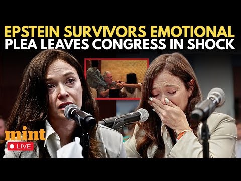 Epstein Survivors Testify LIVE:“We Were Abused As Teens”: Epstein Survivors Give Emotional Testimony