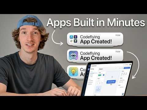 AI builds apps from ideas (Codeflying).