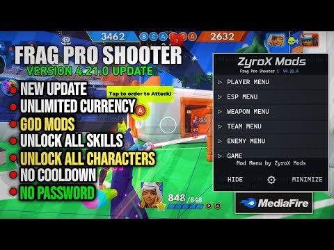 Frag Pro Shooter Mod Menu V4.20.2 | Unlock All Characters | God Mode, Auto Kill 