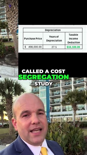Unlock $34,000 Tax Refund: Cost Segregation Study Explained #shorts
