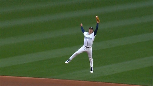 Cole Young's leaping catch