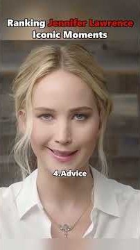 Ranking Jennifer Lawrence Iconic Moments!😂