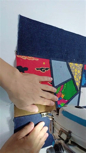 Amazing DIY Tote Bag Using Leftover Fabrics and Denim Scraps!