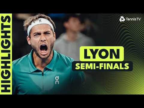 Cobolli vs Musetti Thriller; Fritz vs Paul 👀 | Lyon 2026 Semi-Final Highlights