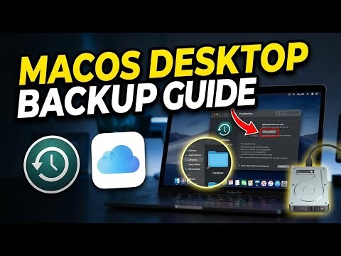 How to backup macOS Desktop with Time Machine and iCloud Drive - Full Guide