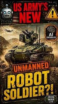 "US Army's New Robot Soldier? This Unmanned Vehicle Changes Everything"#usarmy #military #shorts