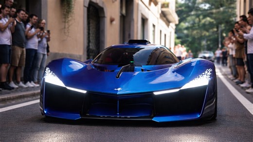 Alpine Alpenglow Hy4 hydrogen engine start and drive