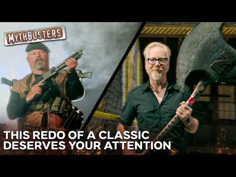 Is An Axe REALLY Better Than A Gun Against A Zombie Horde? | Mythbusters