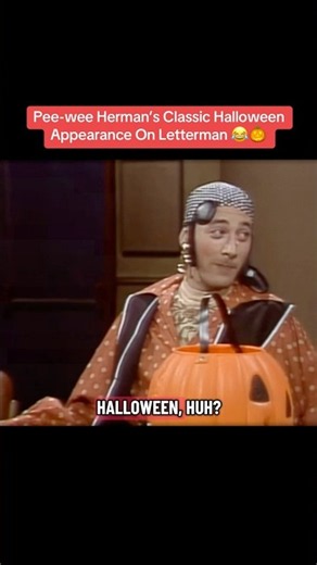 Pee-wee Herman’s Classic Halloween Appearance On Letterman 😂🎃