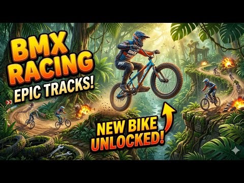 BMX Bicycle Racing Game | Crazy Bike Stunts & Impossible Track Gameplay