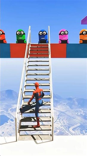 GTA 5 Epic Water Ragdolls Spiderman Jump/Fails Ep 191 #shorts #viral #trending #spiderman #ytshorts