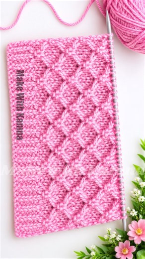 You Won’t Believe How Beautiful This Knitting Pattern Is! 🧶💗 #Shorts #knitting #loveknitting