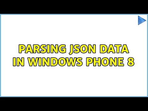 Parsing JSON Data in Windows Phone 8 (3 Solutions!!)