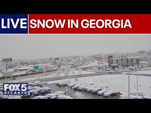 FOX 5 News LIVE | Snow across Georgia, traffic trouble, viral video