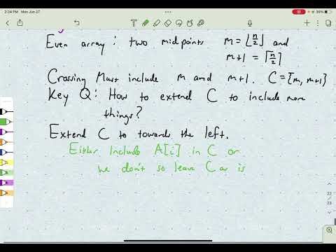 CS 577, Lecture 4a: Maximum Sum Subarray