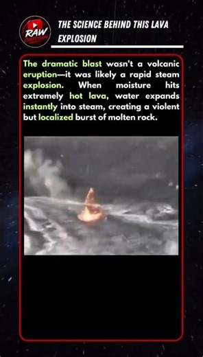 The Science Behind This Lava Explosion
