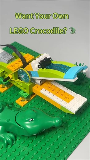 Would You Keep a LEGO Crocodile? 🐊| Fun LEGO Engineering & Coding