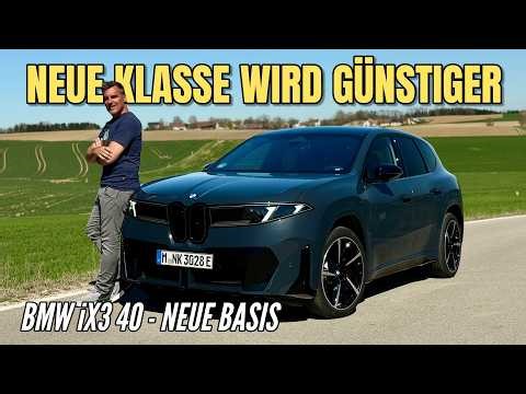 BMW iX3 40: Neue Klasse SUV wird günstiger! Heckantrieb und kleinerer Akku ab 63.400 Euro | 2026