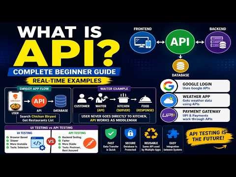 What is API? Full Beginner Guide with Real-Time Examples