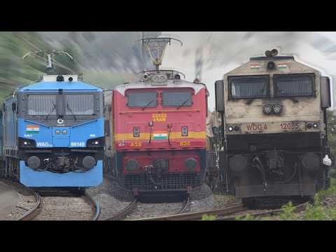 High SPEED Freight and Super Fast Train Videos | Powerful Electric & Diesel Trains | #indianrailways