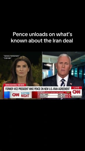 Former Vice President Mike Pence criticizes what's being reported about the preliminary Iran-US agre