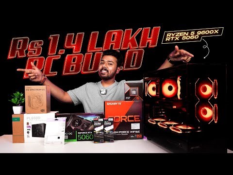 Rs 1.4 Lakh Gaming Beast 💥| Ryzen 5 9600X + RTX 5060 🔥