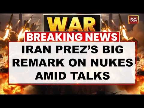 LIVE: Iran President Pezeshkian’s Big Nuclear Remark Amid US-Iran Peace Talks | West Asia Conflict
