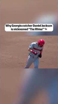 Georgia catcher Daniel Jackson is a BEAST 😤