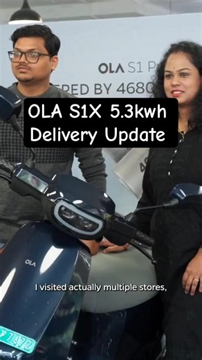 Ola Roadster 9.1kwh and OLA s1X 5.3kqh delivery update #shorts #olas1x #roadsterx