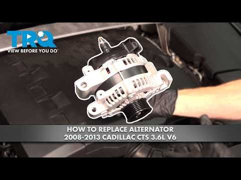 How to Replace Alternator 2008-2013 Cadillac CTS 3.6L V6