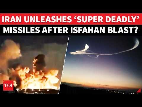 Iran Fires ‘UNDETECTABLE MISSILES’ To Avenge Isfahan Strike, Shock In Israel; Chilling Blast Video