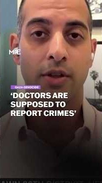 ‘Doctors are supposed to witness and report crimes,’ says surgeon who volunteered in Gaza