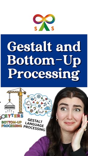 What does bottom-up vs top-down processing actually mean? Bottom-up processing is when the brain takes in raw information first. Sounds, patterns, sensory input, and lived experience are stored before being analyzed or categorized. Top-down processing is when the brain uses prior knowledge, expectations, or learned rules to interpret new information. Different processing pathways are not deficits. They are differences in how information is organized and stored. Understanding this matters when wo