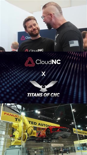 We were joined at IMTS by @kyliegranno of @titansofcnc, who shared why they love working with CloudNC - see the video below! As part of that collaboration, we're taking part in BOOMBASTIC 2026... and once again, we're giving away a CNC machine! Go to https://vist.ly/5jtrz for more details. And if you're looking to go to BOOMBASTIC itself, it's from Nov. 11-13 in Flower Mound, TX for three days of live machining, education and the manufacturing community coming together. Tickets are currently 20%