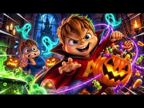 🔴 LIVE: Alvin's Halloween HAUNTS! 👻🎃 Alvin and the Chipmunks | Funny Cartoon for Kids