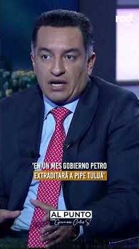 On Point | Andrés Idárraga talks about the extradition of alias Pipe Tulua