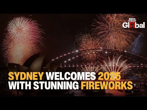 Sydney Welcomes 2026 With Stunning Fireworks Over Opera House and Harbour Bridge