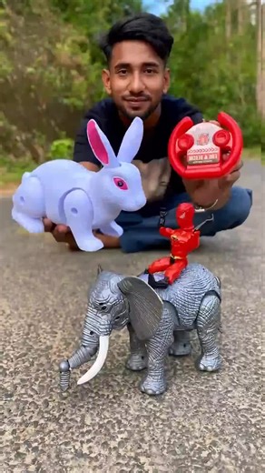 Adorable Animal Toys: Rabbit & Elephant