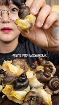 백고동 먹방 🐚Bouncy Steamed Sea Snail Mukbang ASMR