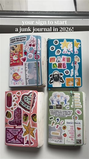 your sign to start a junk journal this year! 💌🤩🤍🫶🏻 #junkjournal #journaling #journaltok #journalinspo #journalinspiration