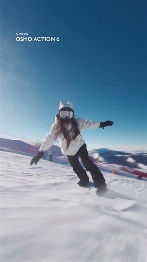 Just slide. Frame Later. | Creative Freedom with Osmo Action 6 ⛷️🎥