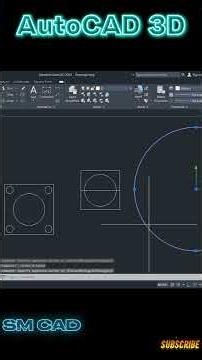 Mechanical Object Pipe 90D Bend in AutoCAD 3D #3d #tutorial #shorts
