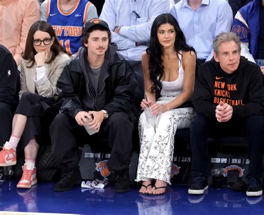 Tina Fey is complaining about Timothée Chalamet manspreading on her at the Knicks game last month. 😂She made the comments on today’s episode (May 27) of Travis & Jason Kelce’s “New Heights” podcast.The manspreading incident in question happened April 28 at Madison Square Garden during Game 5 vs. the Atlanta Hawks — courtside expensive seats, of course.Meanwhile, Chalamet looks like he’s just sitting normally in a tight space.Is Fey just causing drama to cause drama? Or is this peak celebrity ov