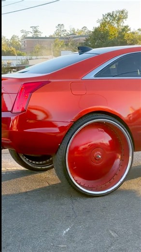 Cadillac ATS Coupe on 30” DUB Floaters