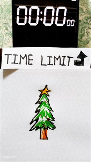Drawing Christmas tree in 30Sec
