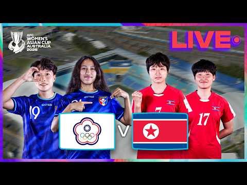 Chinese Taipei vs DPR Korea | Full Match | 2027 World Cup Playoffs – AFC Women's Asian Cup™ 2026