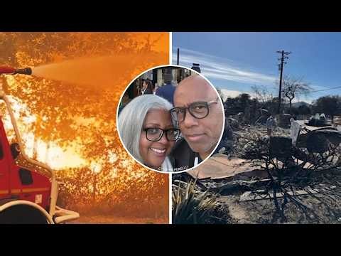 Eaton Fire victims flee another wildfire in France a year after losing home in SoCal