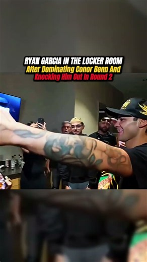 Ryan Garcia’s Locker Room Reaction After KO’ing Conor Benn 😳🔥